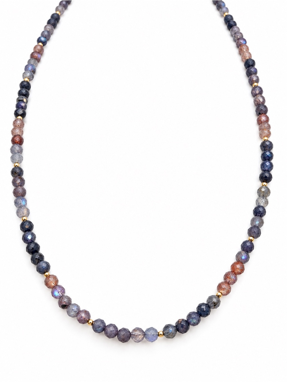 Iolite Sunstone Necklace